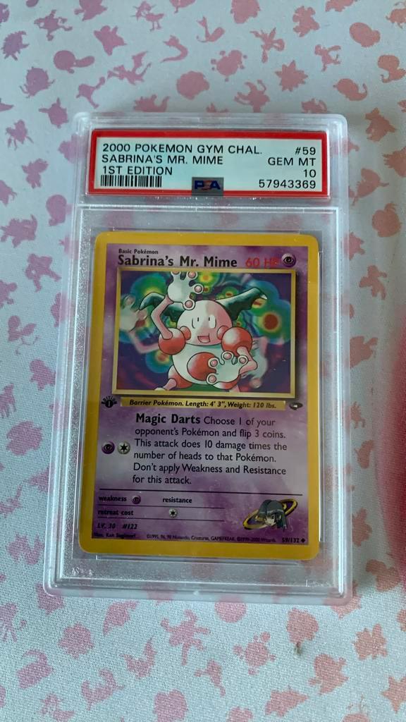 Pokemon sabrina's Mr mine 1st editie psa 10 - Price not listed