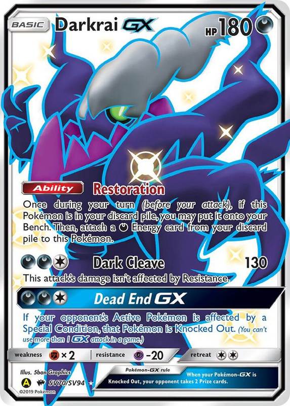 PSA10 Darkrai GX SSR 230/150 SM8b Ultra Shiny GX 2018 Pokemon Card